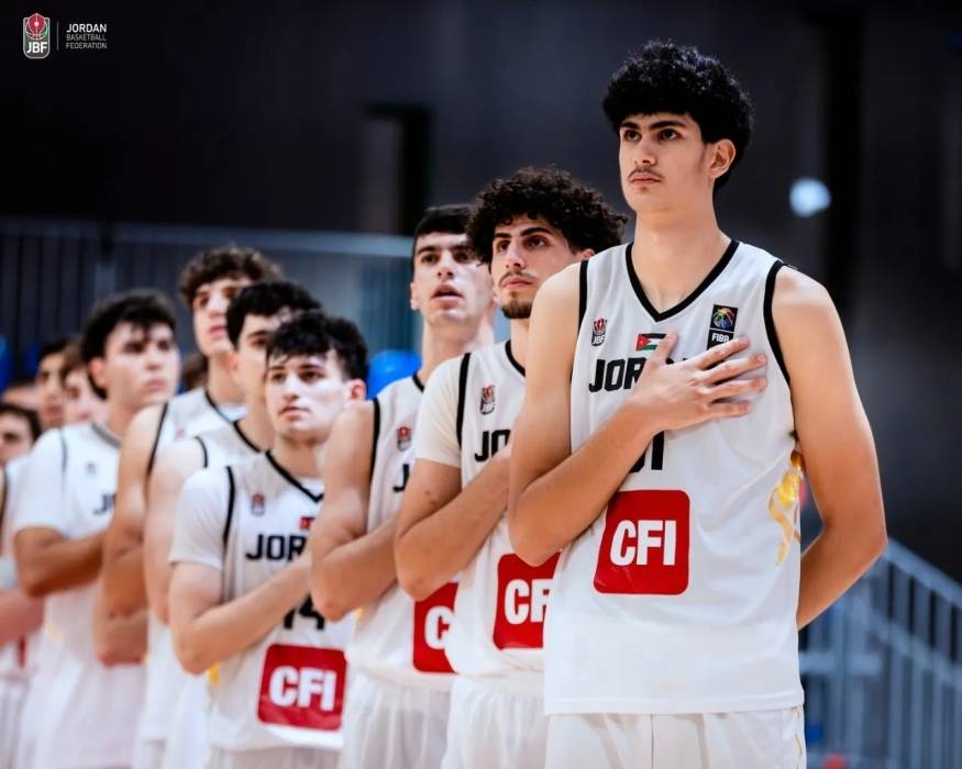 موقف نفتخر ونعتز فيه لصقور سلة الأردن تحت 19 سنة .. بيان