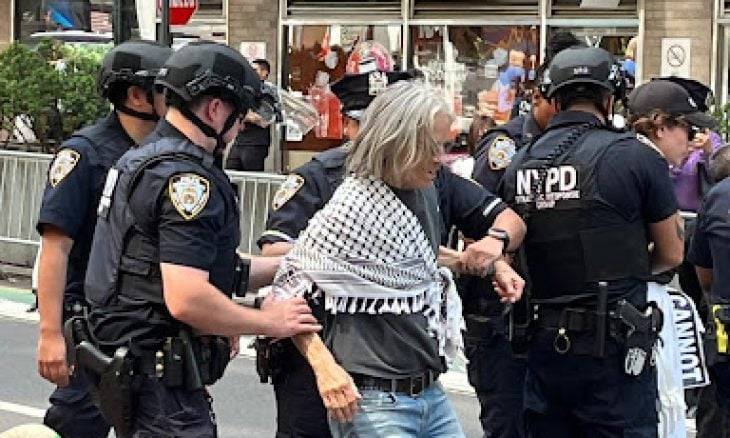 نيويورك.. اعتقال 22 مناهضًا للحرب بعد 40 يومًا من الإضراب تضامنا مع غزة