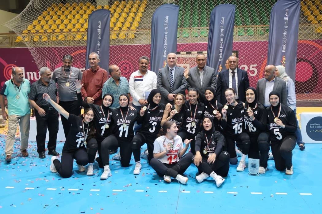 فريق النصر يظفر بلقب دوري السيدات للكرة الطائرة