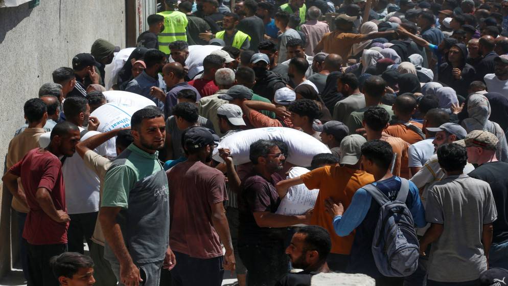 تسجيل 613 شهيدا حول مواقع توزيع المساعدات وقرب قوافل الإغاثة في غزة