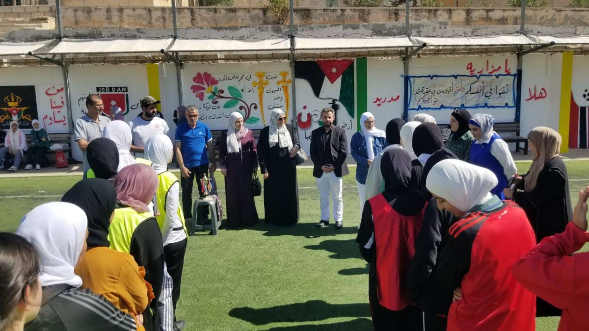 اختتام بطولة خماسي كرة القدم للمرحلة الثانوية بتربية المزار الشمالي