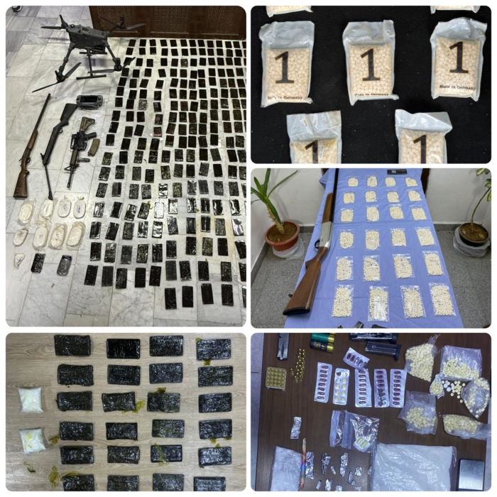 القبض على عصابة إقليمية لتهريب المخدرات مكونة من خمسة أشخاص