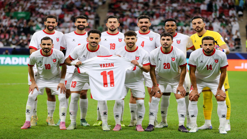 انطلاق مباراة النشامى أمام السعودية