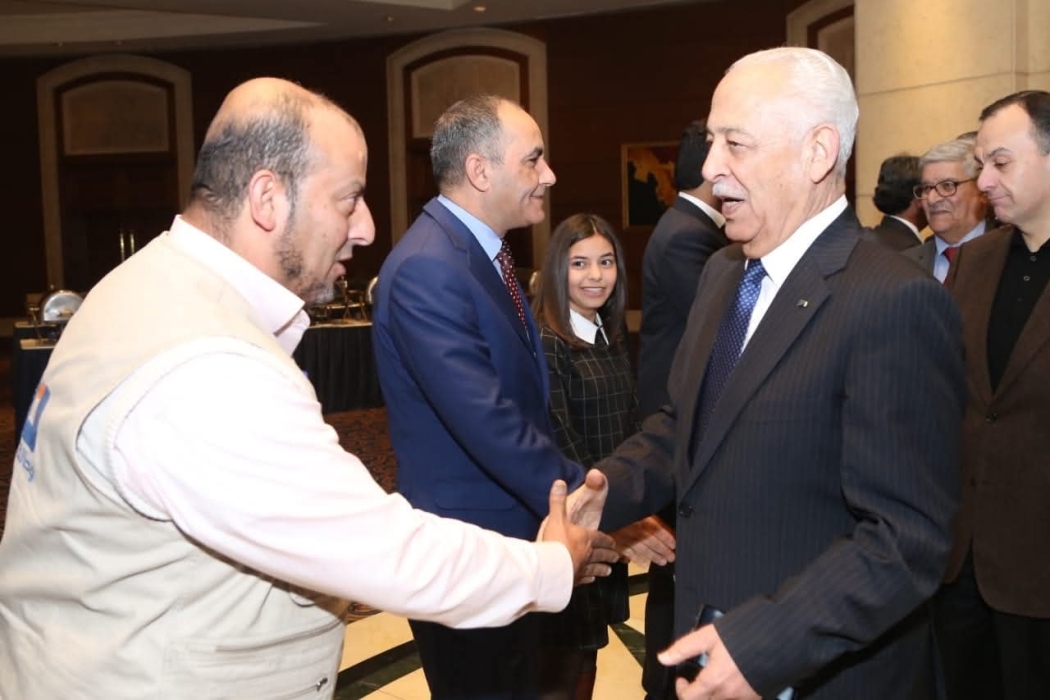 رسالة شكر وتقدير لمعالي رئيس الديوان الملكي الهاشمي العامر يوسف العيسوي