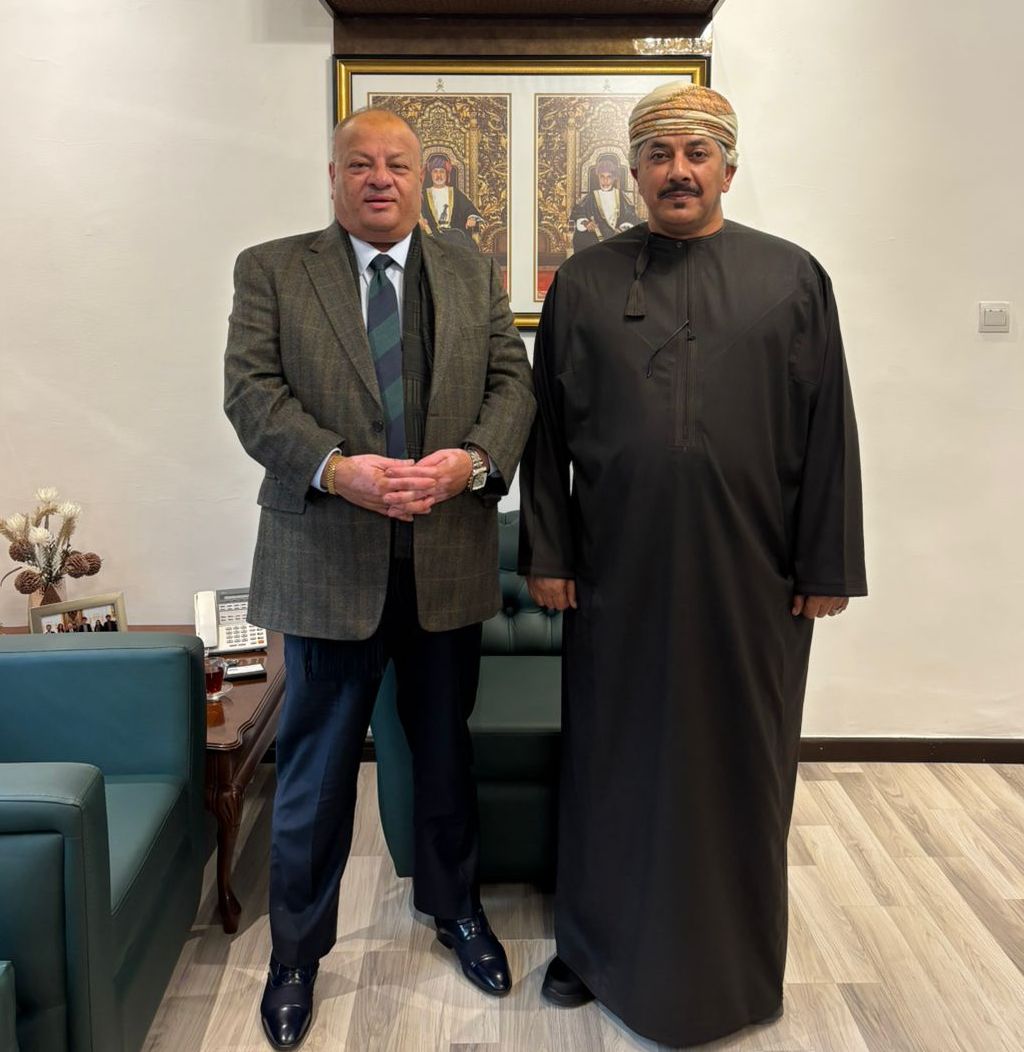 سماوي يلتقي سفير سلطنة عُمان
