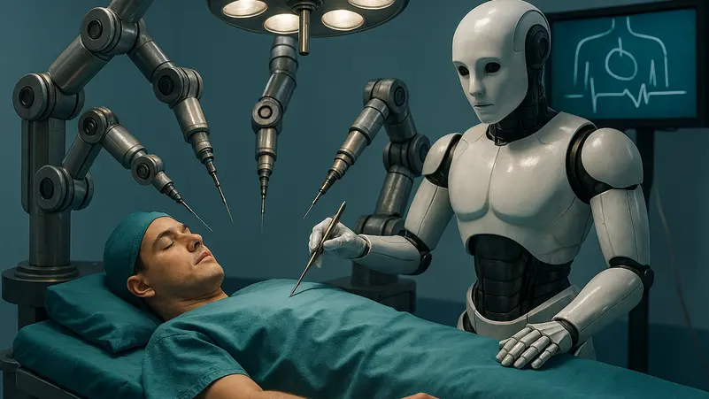 بالذكاء الاصطناعي.. روبوت صيني يجري عملية جراحية معقدة دون تدخل بشري
