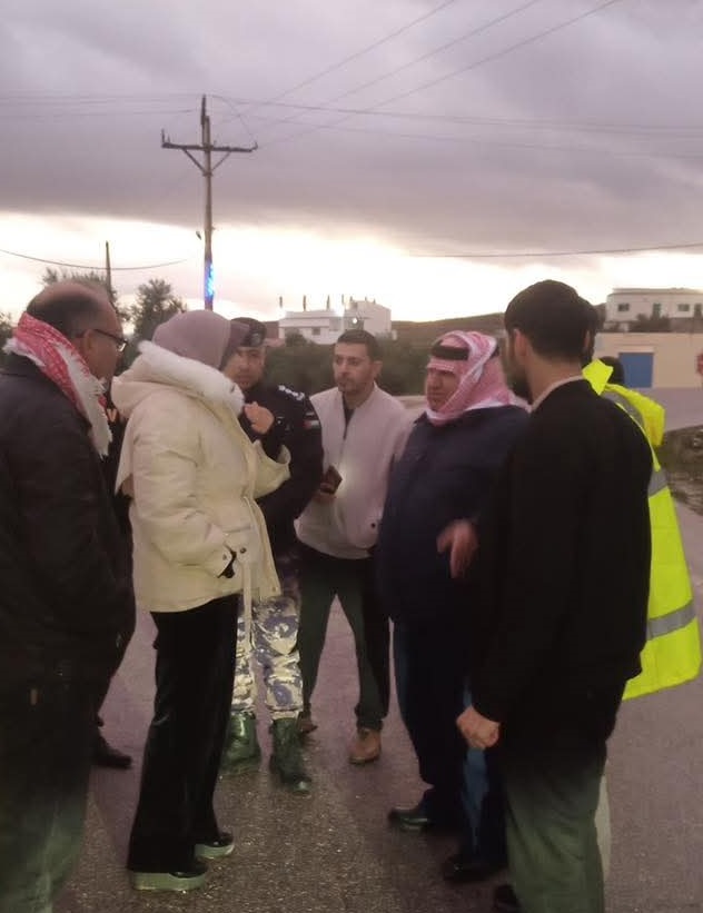 محافظ المفرق يتفقد جاهزية بلدية رحاب للتعامل مع الظروف الجوية