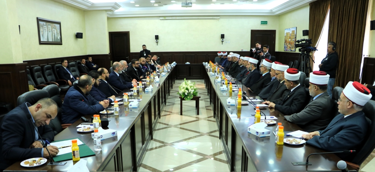 دائرة قاضي القضاة تستقبل وزير العدل السوري