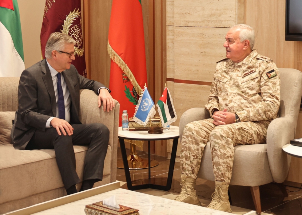 الحنيطي يستقبل وكيل الأمين العام لشؤون عمليات حفظ السلام في الأمم المتحدة