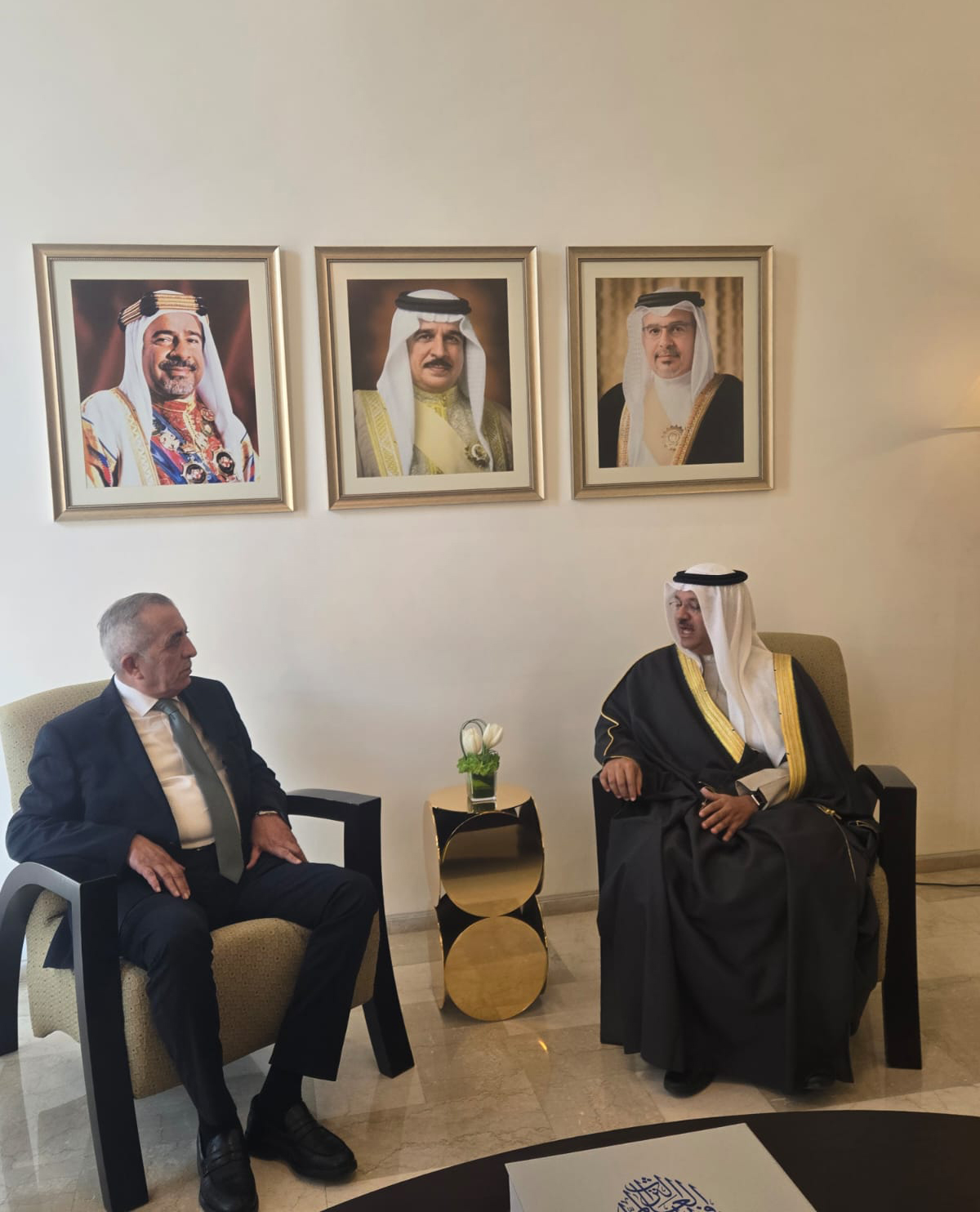 الرواشدة يلتقي في المنامة رئيس هيئة البحرين للثقافة والآثار