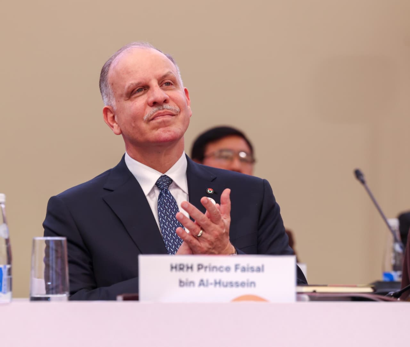 الأمير فيصل بن الحسين يشارك في اجتماع الجمعية العمومية للمجلس الأولمبي الآسيوي