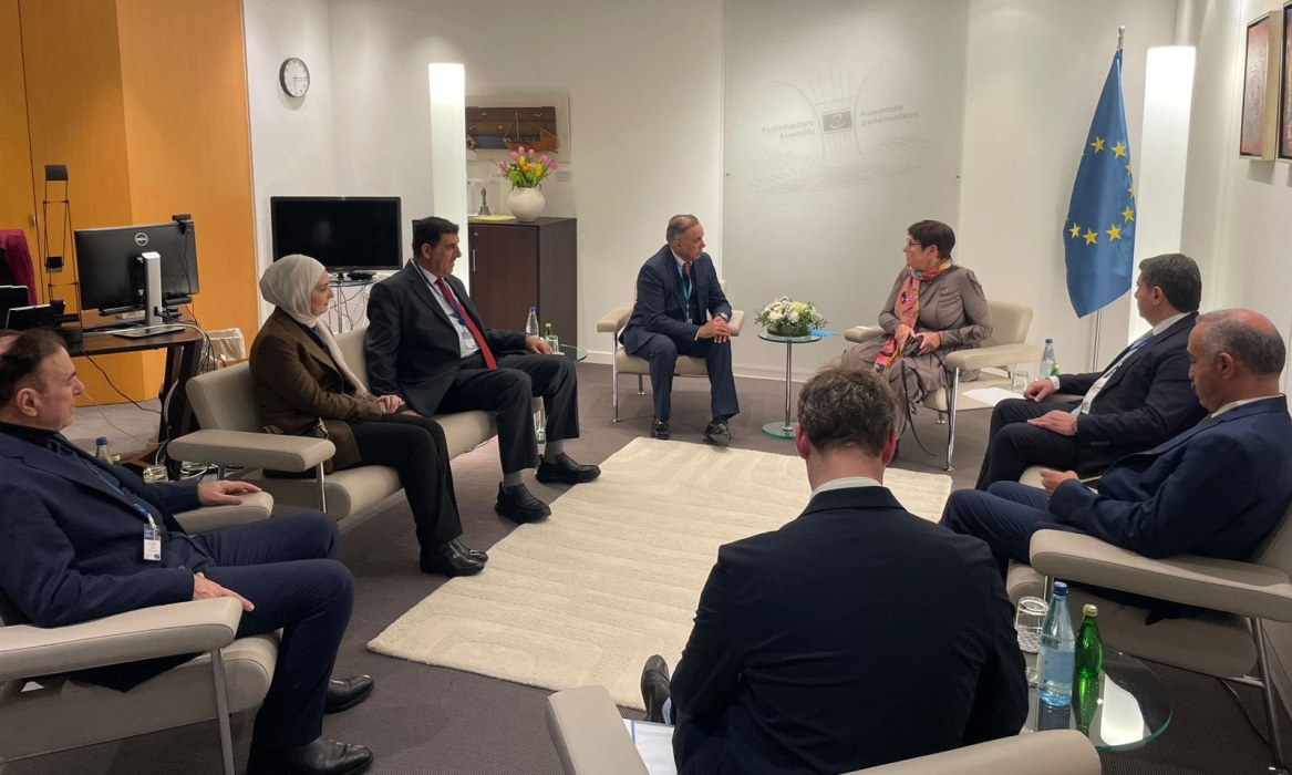 وفد برلماني يلتقي رئيسة الجمعية البرلمانية لمجلس أوروبا في ستراسبورغ