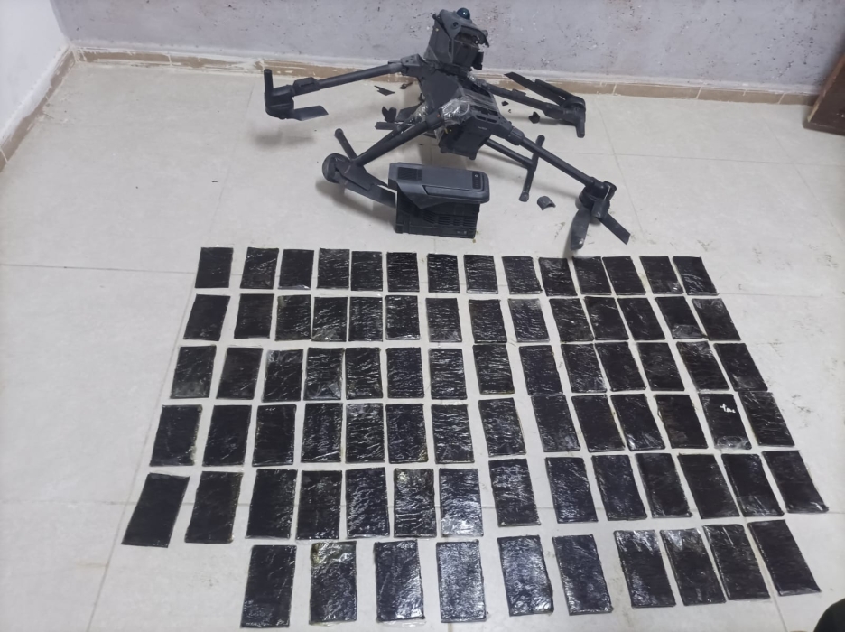 المنطقة العسكرية الجنوبية تحبط محاولة تهريب مواد مخدرة بواسطة طائرة مسيرة