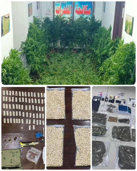 القبض على 35 تاجراً ومروجاً للمخدرات