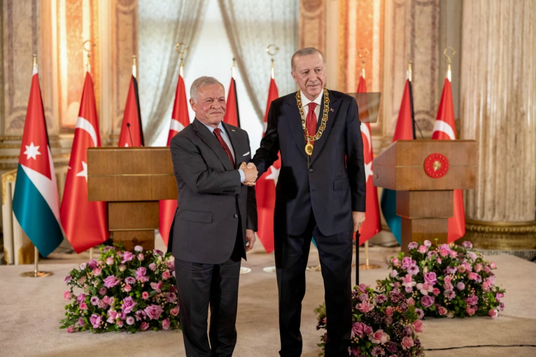 الأردن وتركيا يصدران بيانا مشتركا في ختام مباحثات الملك وأردوغان ... تفاصيل