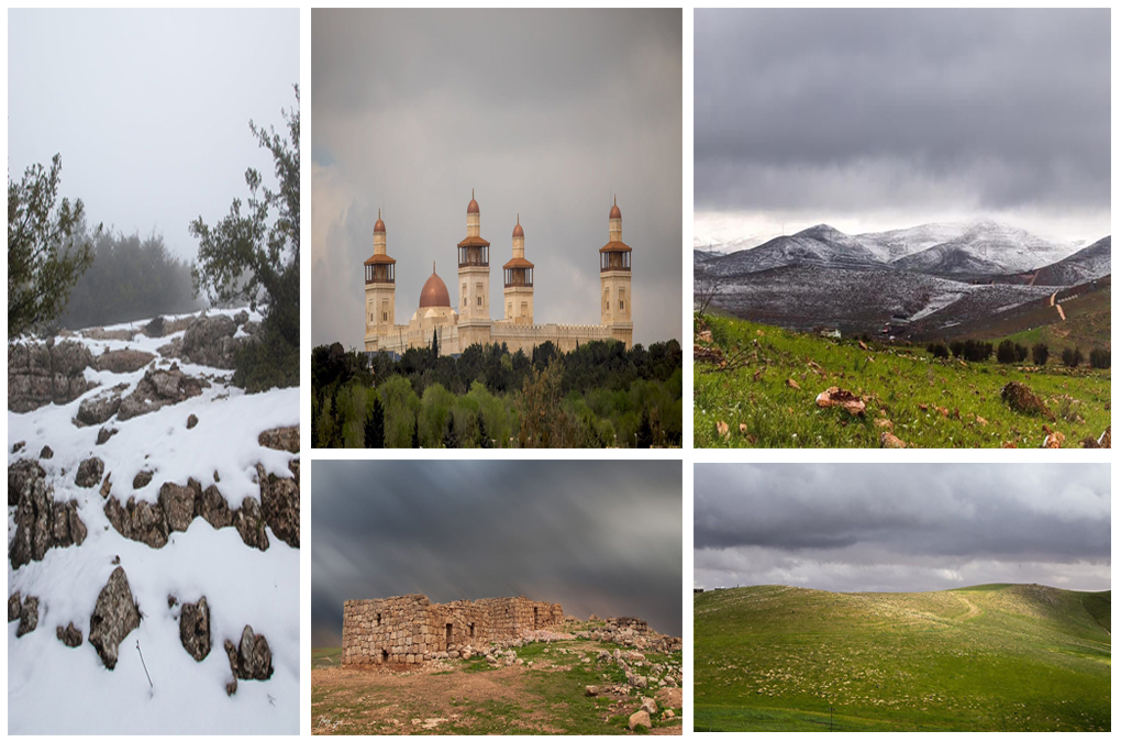 شتاء الأردن مختبر بصري ينطق بلوحة فنية لظواهر طبيعية ساحرة