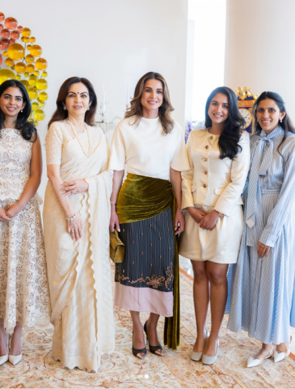 الملكة رانيا: الصداقة والدفء والضيافة زادت من تميز زيارتي للهند